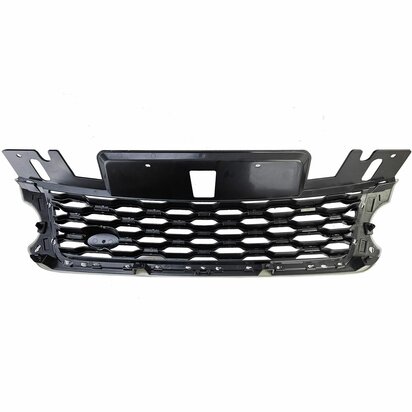 Grill-Range-Rover-Sport-Glans-Zwart-Zilveren-Rand-2013-2017