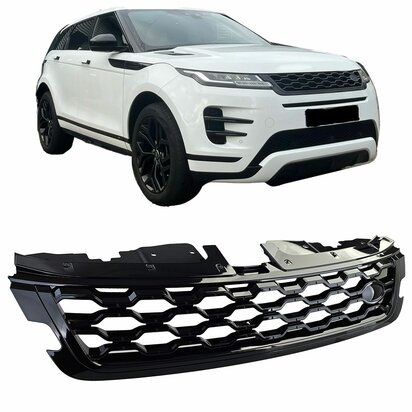 Grill-Range-Rover-Evoque-L551-Glans-Zwart-Vanaf-2019
