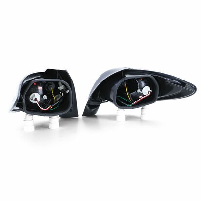 Heldere-Achterlichten-Peugeot-206-Hatchback-Chroom-Set-Links-Rechts