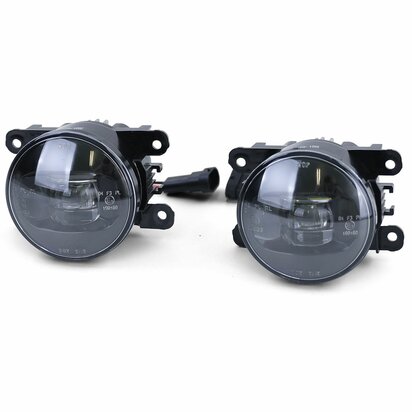 LED-Mistlampen-Set-Peugeot-107-207-307-407-4007-607-Zwart-Smoke