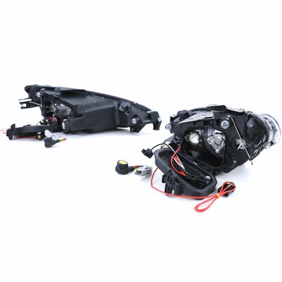 Koplampen-Zwart-Peugeot-206-E-keur-Plug-Play
