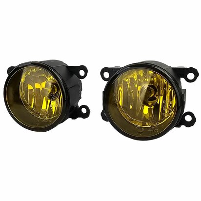 Mistlampen-Geel-Voor-Peugeot-107-207-307-407-4007-607
