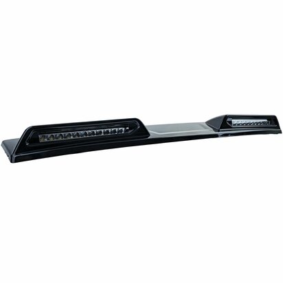 Daklijst-Spoiler-Ford-Tourneo-Transit-Custom-LED-Verstralers-Zwart-Glans 