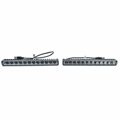 Daklijst-Spoiler-Ford-Tourneo-Transit-Custom-LED-Verstralers-Zwart-Glans 