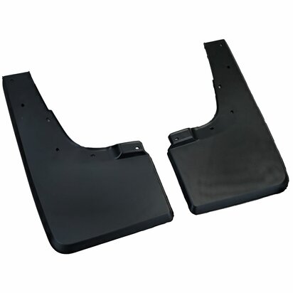 VW-Amarok-Spatlappen-Set-Voor-Achter-Zwart