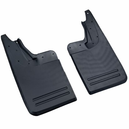 VW-Amarok-Spatlappen-Set-Voor-Achter-Zwart