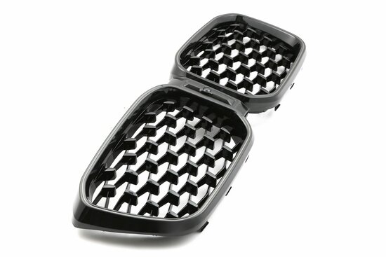 LED-Sport-Grille-BMW-X3-X4-G01-G02-LCI-vanaf-2021-Zwart-Diamond