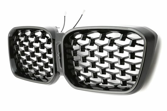 LED-Sport-Grille-BMW-X3-X4-G01-G02-LCI-vanaf-2021-Zwart-Diamond