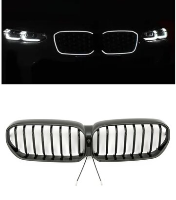 LED-Sport-Grille-BMW-5-Serie-G30-G31-LCI-2020&ndash;2023-Glans-Zwart