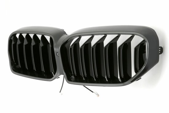 LED-Sport-Grille-BMW-5-Serie-G30-G31-LCI-20202023-Glans-Zwart-Dubbele-Spijl