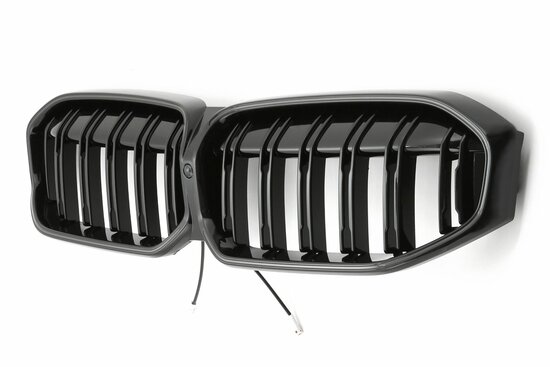 LED-Sport-Grille-BMW-3-Serie-G20-G21-LCI-vanaf-07-2022-Glans-Zwart-Dubbele-Spijl
