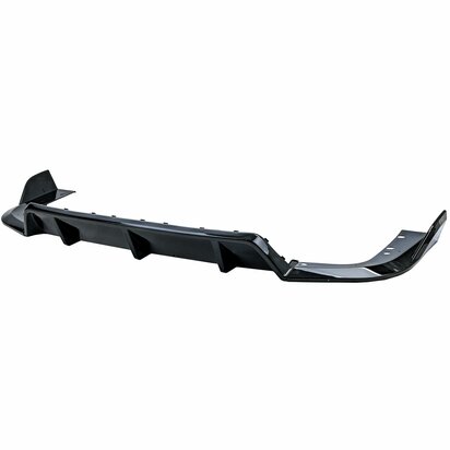 Bumper-Diffuser-BMW-X5-G05-M-Pack-Glans-Zwart-Flaps