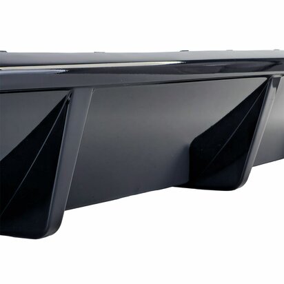 Bumper-Diffuser-BMW-X5-G05-M-Pack-Glans-Zwart-Flaps