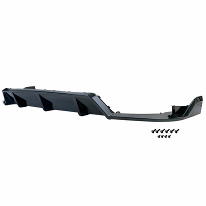 Bumper-Diffuser-BMW-X5-G05-M-Pack-Glans-Zwart
