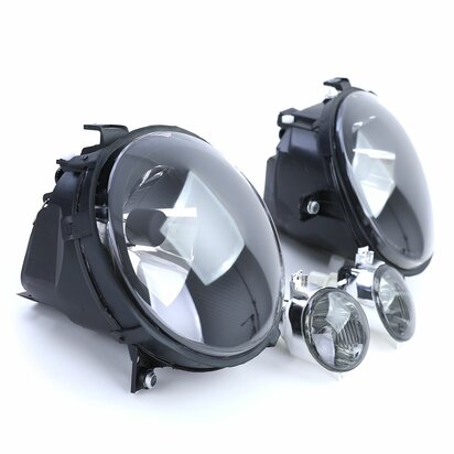 Volkswagen-Lupo-6X-Koplampen-Koplamp-Set-Smoke-Glas-+-Knipperlichten