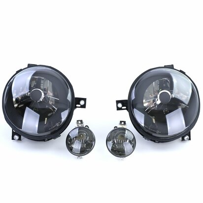 Volkswagen-Lupo-6X-Koplampen-Koplamp-Set-Smoke-Glas-+-Knipperlichten