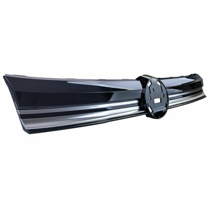 Volkswagen-Caddy-5-Grill-Zwart-Glans-met-Chromen-Lijsten-2020-Caddy-V-SB-OEM-Look