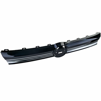 Volkswagen-Caddy-5-Grill-Zwart-Glans-met-Chromen-Lijsten-2020-Caddy-V-SB-OEM-Look