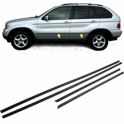 Deurlijsten Voor Bmw X5 E53 Set Stootlijsten 4 Delig