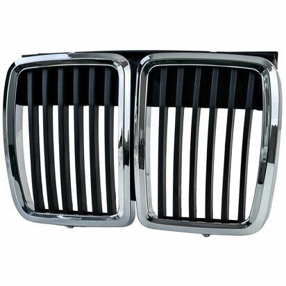 Grill Voor Bmw 3 Serie E30 Zwart Chroom