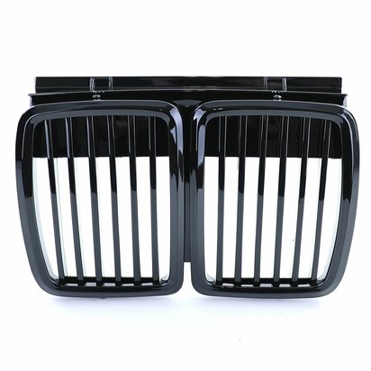 Grill-Voor-Bmw-3-Serie-E30-Zwart-glans