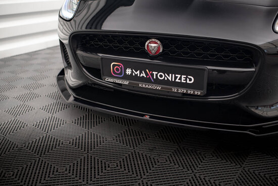Maxton Design Jaguar F-Type X152 Facelift Splitter Spoiler Versie 2