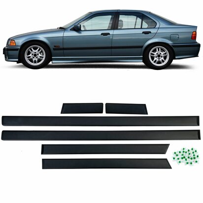 bmw-e36-Sedan-Touring-deurlijsten-set-sport-look-6-delig-1990-1999
