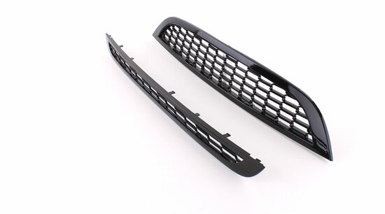 sport-grille-set-mini-r50-r53-hoogglans-zwart-Honingraat