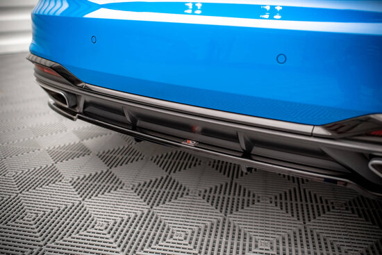 Maxton Design Audi A5 S Line F5 Facelift Rear Splitter Vertical Bar Versie 1