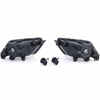 Mistlamp Set Zwart Smoke Seat Ibiza Leon Toledo incl. Lampen