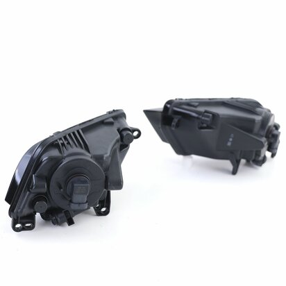 Mistlamp Set Zwart Smoke Seat Ibiza Leon Toledo incl. Lampen