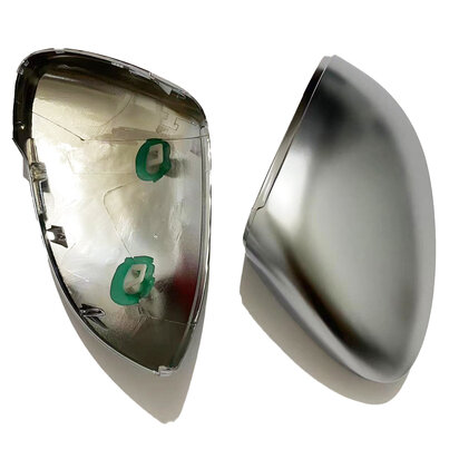 Spiegelkappen Mat Zilver Chrome Rvs Geschikt Voor Volkswagen Golf 8 MK8