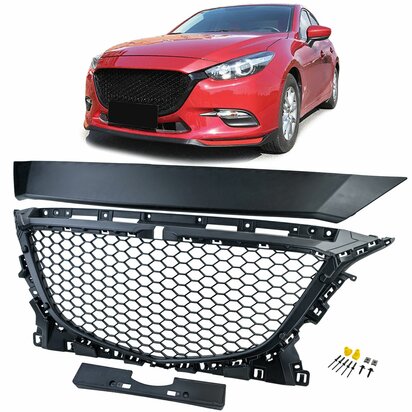 sport-grill-zonder-embleem-mazda-3-bm-2013-2017-zwart