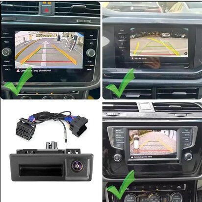 Achteruitrijcamera Geschikt Voor Volkswagen Tiguan MK2 MQB met Dynamische Lijnen