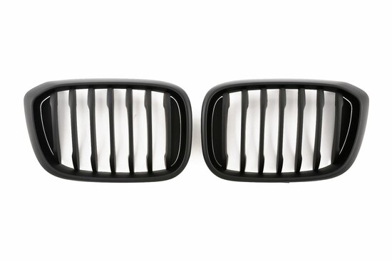 Bmw-X3-G01-Sport-Nieren-/-Grill-Hoogglans-Enkele-Spijl-Mat-Zwart