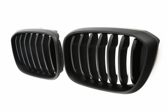 Bmw-X3-G01-Sport-Nieren-/-Grill-Hoogglans-Enkele-Spijl-Mat-Zwart