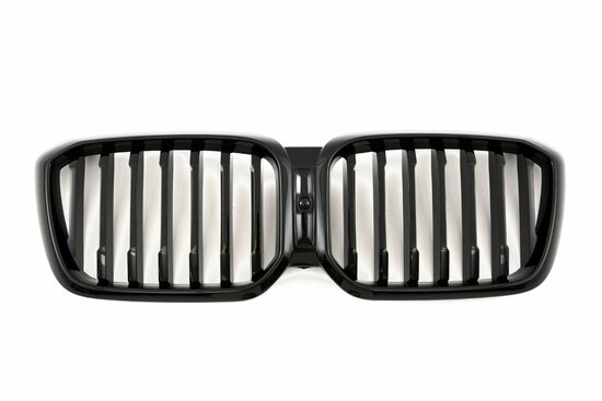 Bmw-X3-G01-LCI-Facelift-Sport-Nieren-/-Grill-Enkele-Spijl-glans-Zwart