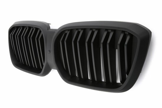 Bmw-iX3-G08-LCI-Facelift-Sport-Nieren-/-Grill-Dubbele-Spijl-Mat-Zwart