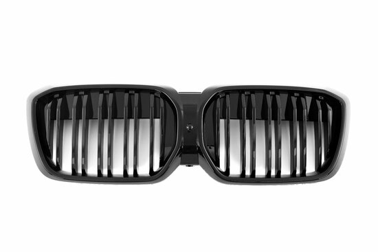 Bmw-iX3-G08-LCI-Facelift-Sport-Nieren-/-Grill-Dubbele-Spijl-Glans-Zwart