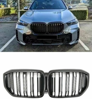 bmw-x5-g05-lci-grill-nieren-glans-zwart-vanaf-2023-Dubbele-Spijl