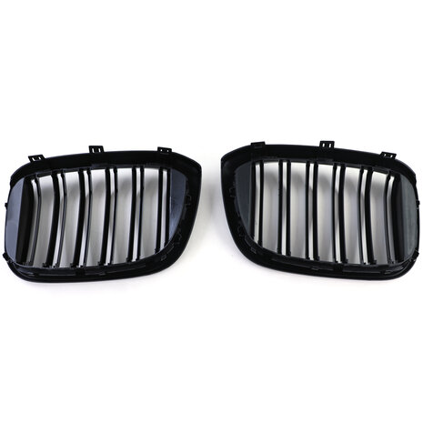 Bmw X3 G01 Sport Nieren / Grill Hoogglans Dubbele Spijl Hoogglans Zwart