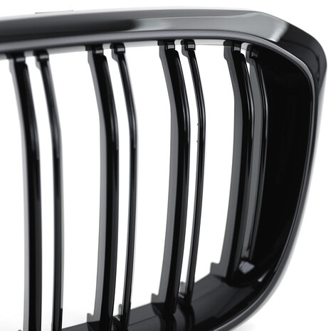 Bmw X3 G01 Sport Nieren / Grill Hoogglans Dubbele Spijl Hoogglans Zwart
