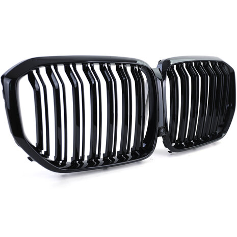 Bmw X5 G05 Sport Nieren / Grill Hoogglans Dubbele Spijl Hoogglans Zwart