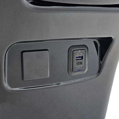 Mercedes Vito W447 Automaat Premium Luxe USB Koelkast Middenconsole Organizer Armsteun Middenarmsteun Zwart