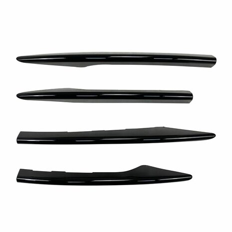 Bumper Spoiler Aero Flaps Glans Zwart Geschikt Voor Mercedes E Klasse W213 A238 C238 AMG Line Facelift