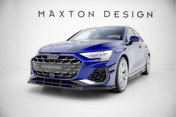 Maxton Design Audi A3 8Y S Line / S3 8Y Facelift Splitter Voorspoiler Spoiler Versie 1