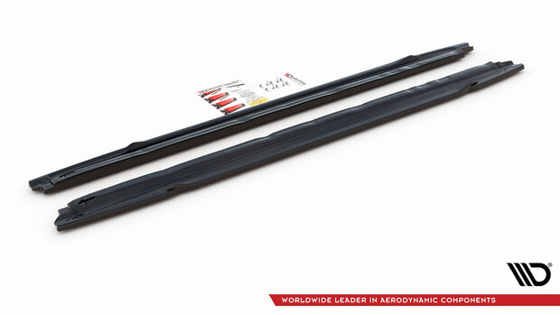 Maxton Design Audi A3 8Y S Line / S3 8Y Facelift Side Skirts Diffusers Versie 1