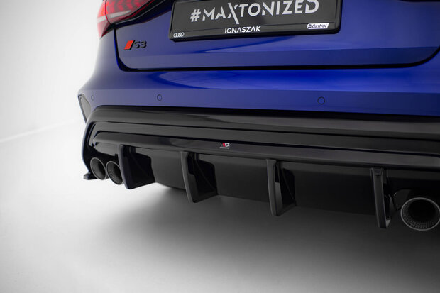 Maxton Design Audi S3 8Y Facelift Rear Valance Spoiler Diffuser