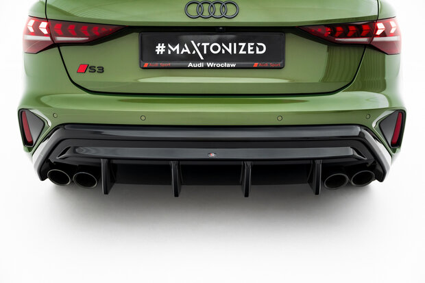 Maxton Design Audi S3 8Y Sportback Facelift Rear Valance Spoiler Diffuser