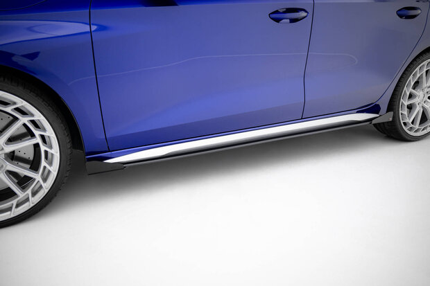 Maxton Design Audi A3 8Y S Line / S3 8Y Facelift Side Skirts Diffusers Pro Street + Flaps